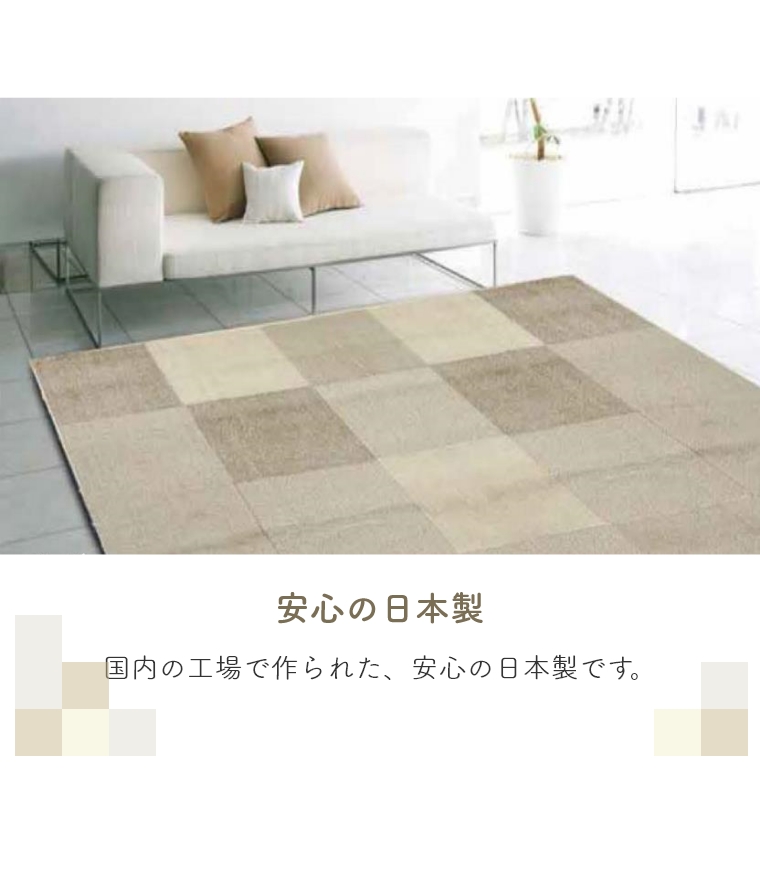 抗ウイルス 消臭ラグ ロデント 185×240cm
