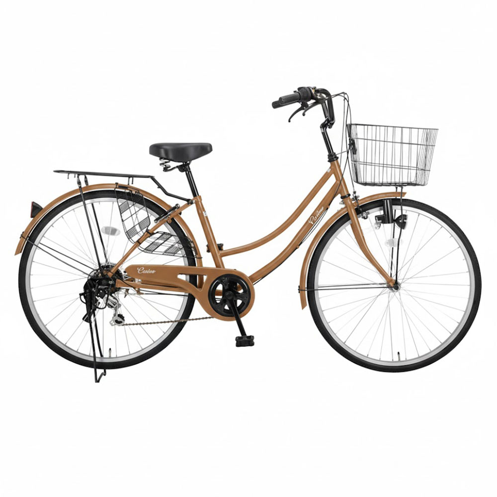 オオトモ 完成品 自転車 26インチ 組立済 ダイナモライト 6段変速 大型