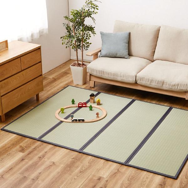 HAGiHARA（萩原） マットレス セミダブル 置き畳 い草風 ビニール風 4