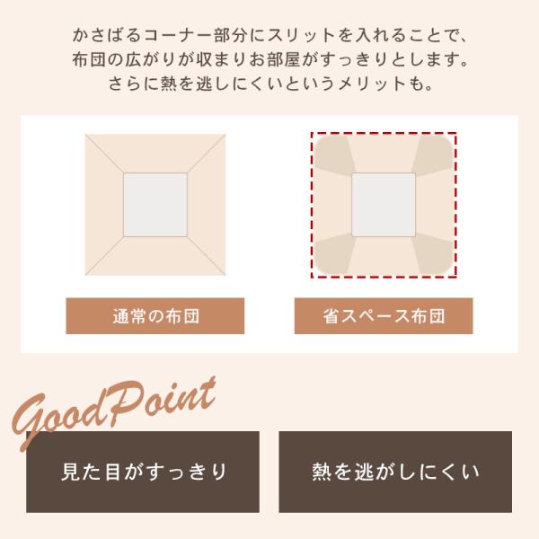 こたつ布団 正方形 おしゃれ 北欧 こたつ 省...の詳細画像4