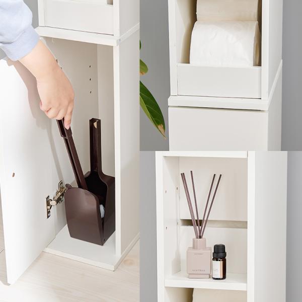 トイレラック スリム サニタリー 収納 薄型 ...の詳細画像2