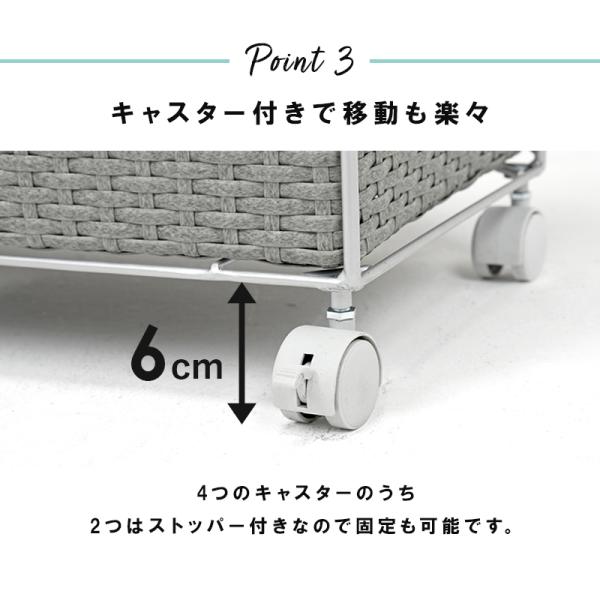 ランドリーラック 洗濯機ラック おしゃれ スリ...の詳細画像5
