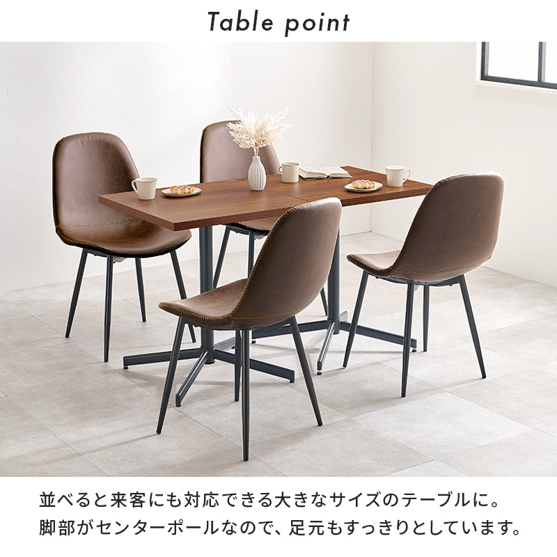 HAGiHARA（萩原） カフェテーブル 60cm 四角 カフェ風 ダイニング