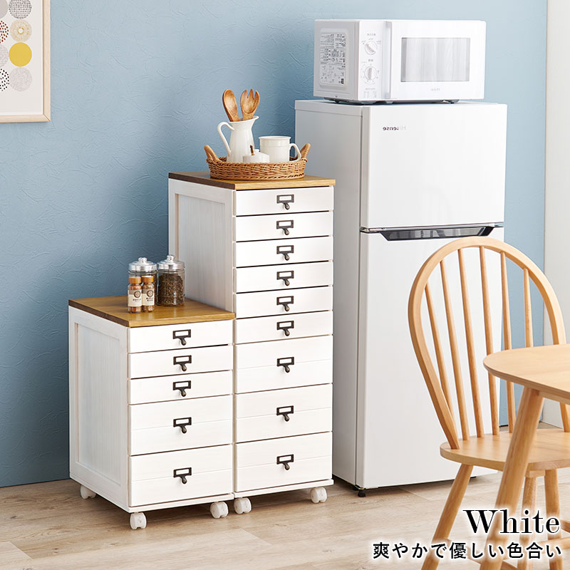チェスト 9段 B4 引出し アンティーク 収...の詳細画像4