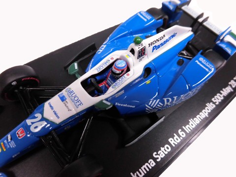 グリーンライト 1/43 2017 佐藤琢磨 インディ500仕様 INDYCAR 2017 佐藤琢磨 2017インディ500優勝 (ミニカー