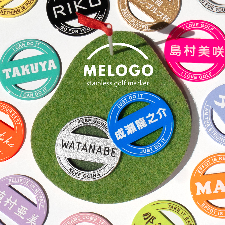 ゴルフ マーカー 名入れ マグネット ボールマーカー 蛍光 大きい アイテム おしゃれ レディース オリジナル 1個 還暦 名前 MARCAM MELOGO(golfmarker45)爆買 | MARCAM | 38