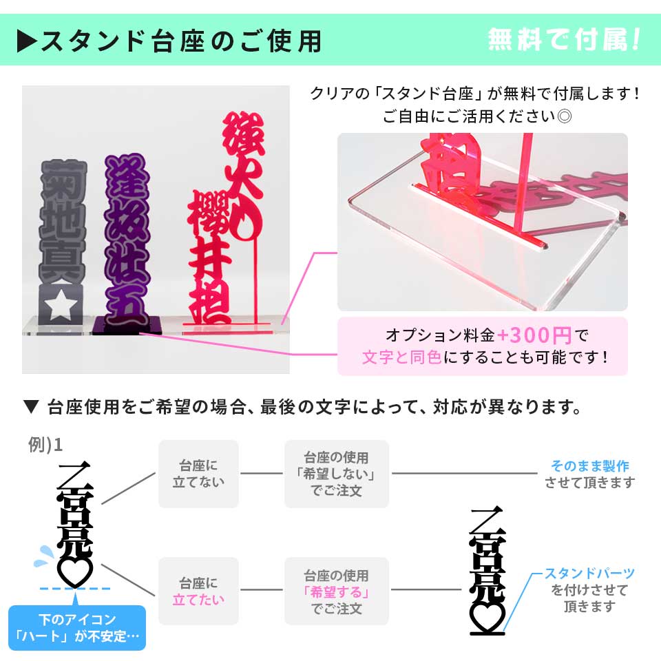 推し活 アクリル 名入れ 名前 厚さ3ｍｍ お守り ぬい オタ活 グッズ ポーチ アクスタ お名前プレート 推し概念 友達 プレゼント (oshi01) | IDEA MAKER | 31