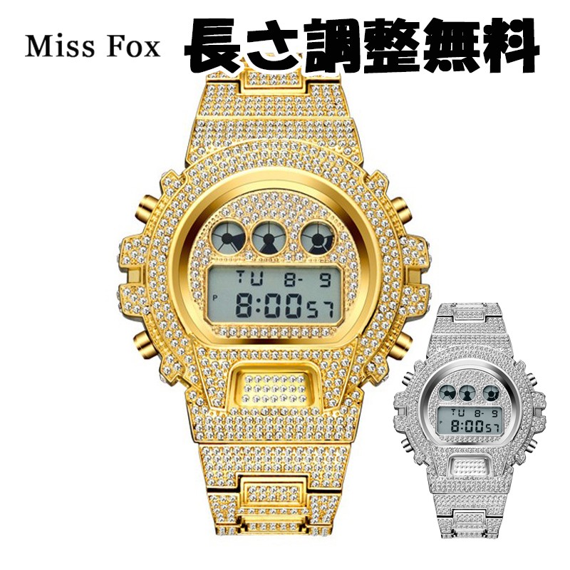 オマージュウォッチ メンズ 腕時計 Miss Fox ミスフォックス シルバー