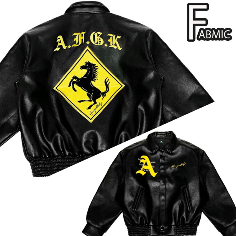 激安価格の A FEW レザースタジャン AFGK KIDS GOOD ジャケット