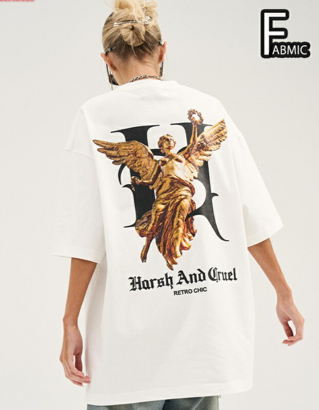 HARSH AND CRUEL 長袖 Tシャツ ロゴ ロンT 通気 ストリート 新作 harshandcruel おしゃれ ストリート 長袖 ロンT Tシャツ (HARSH