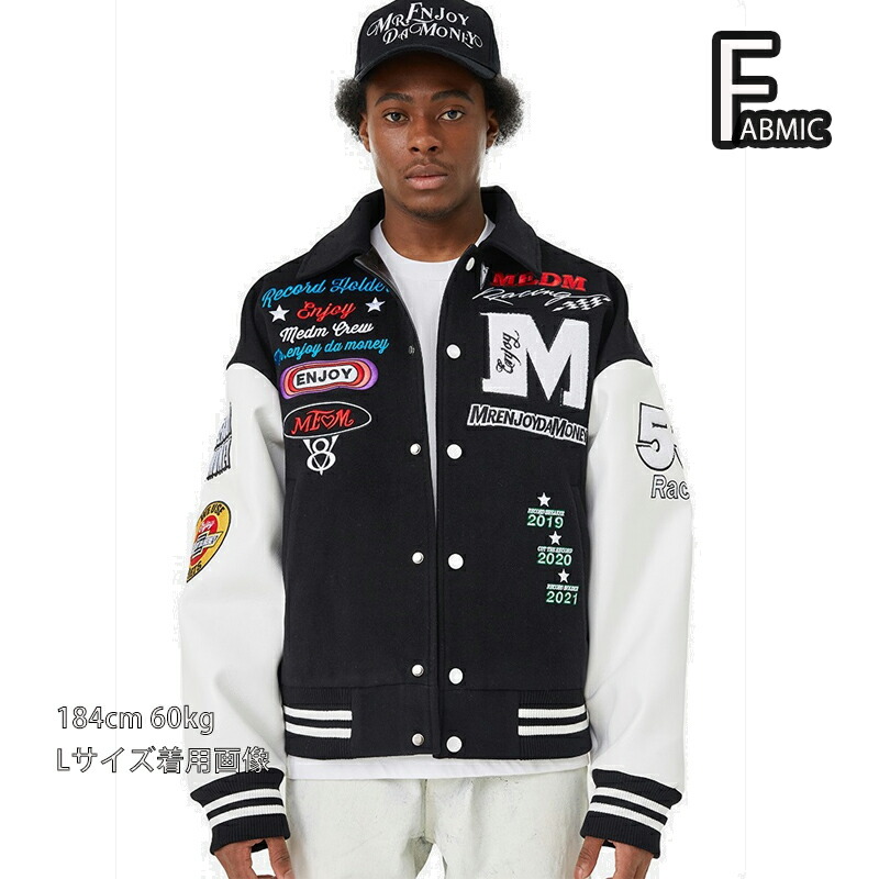 MEDM Mr. Enjoy. Da. Money ミスター エンジョイ ダ マネー スタジャン ジャケット Jacket ３周年記念限定モデル  限定カラー : md-3-bk : Vel Chesty - 通販 - Yahoo!ショッピング