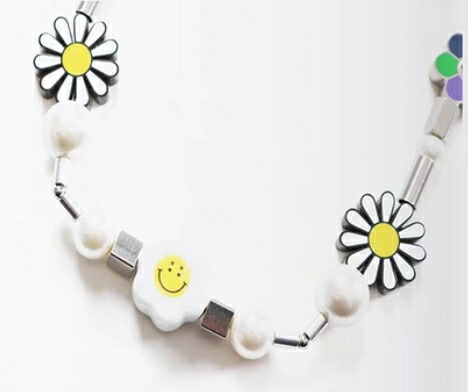 服/ファッション SALUTE 2020SS FLOWER ANARCHY SMILE NECKLACE SALUTE サルーテ ネックレス Flower Smile Anarchy Necklace 新品