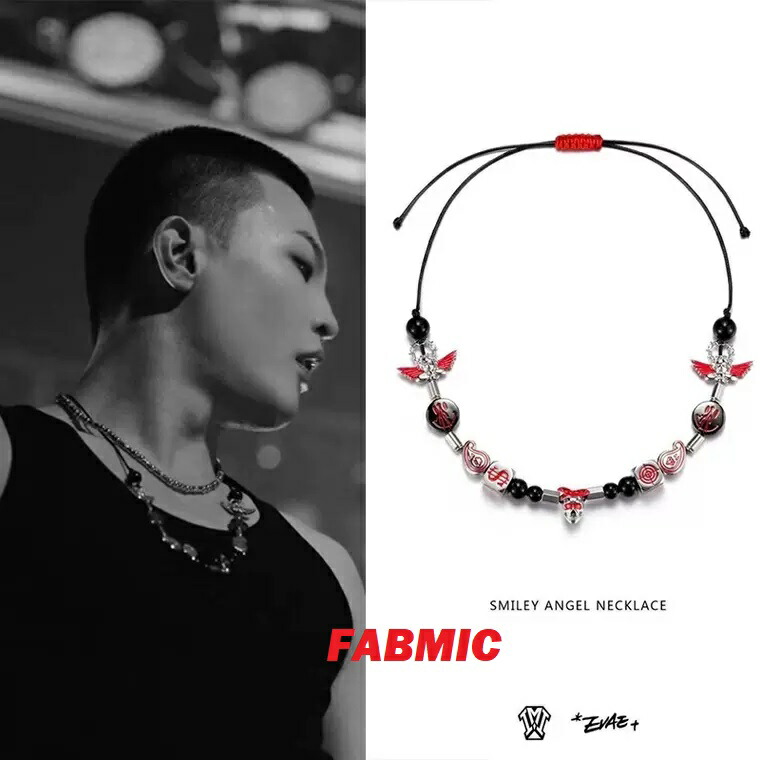 EVAE MOB × ICE Angel Skull Smiley Necklace エンジェル スカル