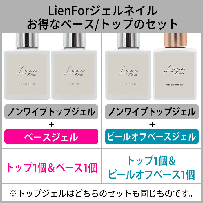 トップジェル ベースジェル ジェルネイル セット セルフネイル ネイル