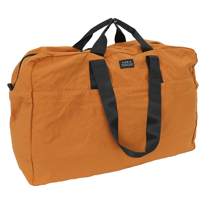 ボストンバッグ マザーズバッグ 大容量 撥水加工 ナイロン ラベル