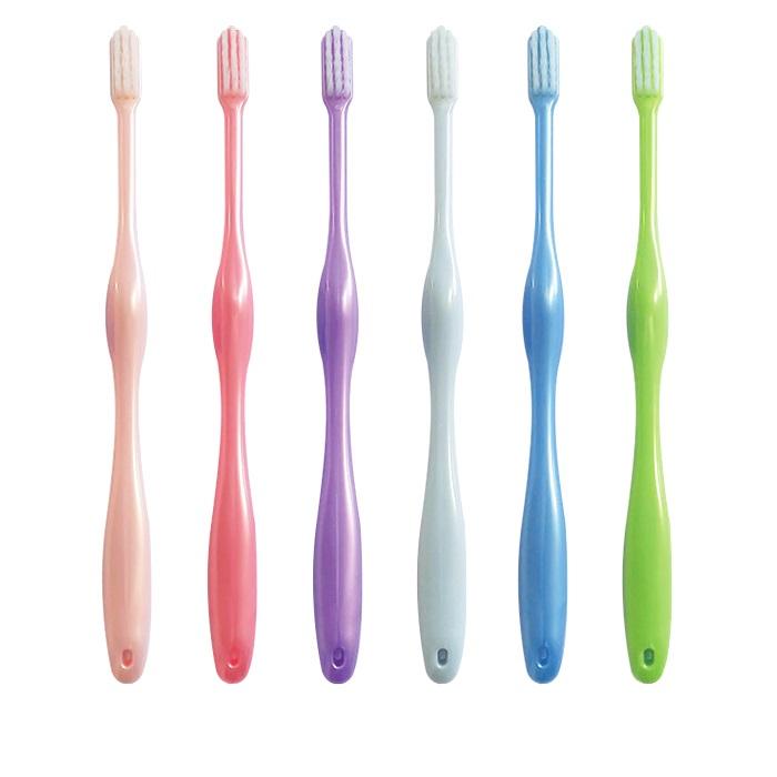 歯ブラシ ライフレンジ 磨きやすい歯ブラシ 極 ワイド ふつう 6本