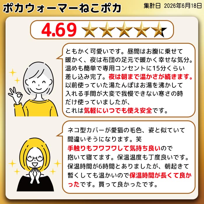湯たんぽ ねこ型 カバー 電気ゆたんぽ 充電式...の詳細画像2