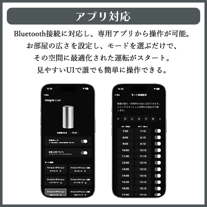 加湿器 moya Craft 空気ケア ウイルス 99.9％ 減少 世界初 自動運転 純水 ウイルスリデューサー 空間 清潔 【メーカー直送】【418】/moyaCraftの画像