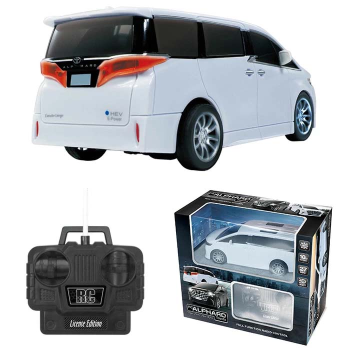 【新品・未使用】新型アルファード　ラジコン　黒と白 2台セット売り 車 おもちゃ トヨタ アルファード ラジコンカー 全2色 ブラック