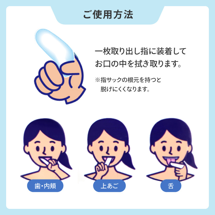 指サック 歯みがき用 60枚入 防災 災害 緊...の詳細画像3