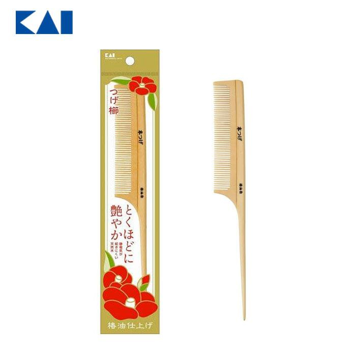 貝印 くし つげの櫛 コーム ヘアケア 椿油 サラサラ髪 ホームケア