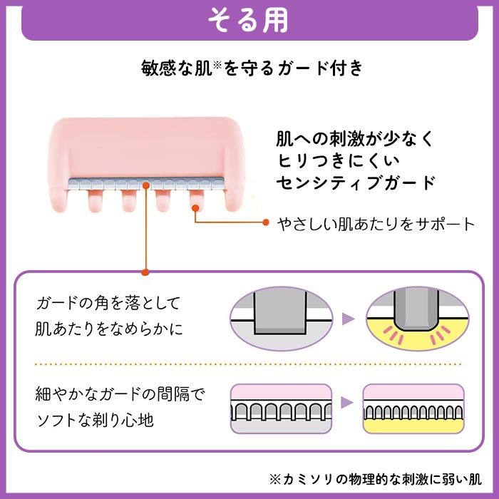 デリケートゾーン用かみそり アンダーヘア そる...の詳細画像2