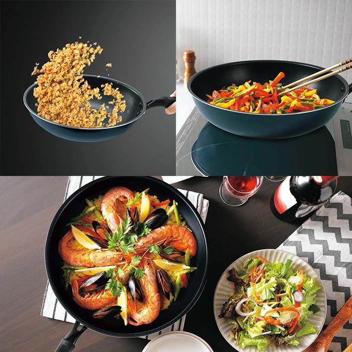 選べる】 フライパン 28cm 32cm 鍋 片手鍋 炒め鍋 中華鍋 万能鍋 ガス