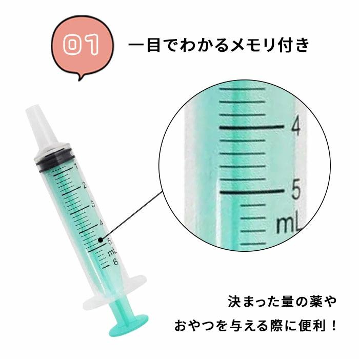 ペット用注射器 注入用 50ml 子犬 子猫 ...の詳細画像3