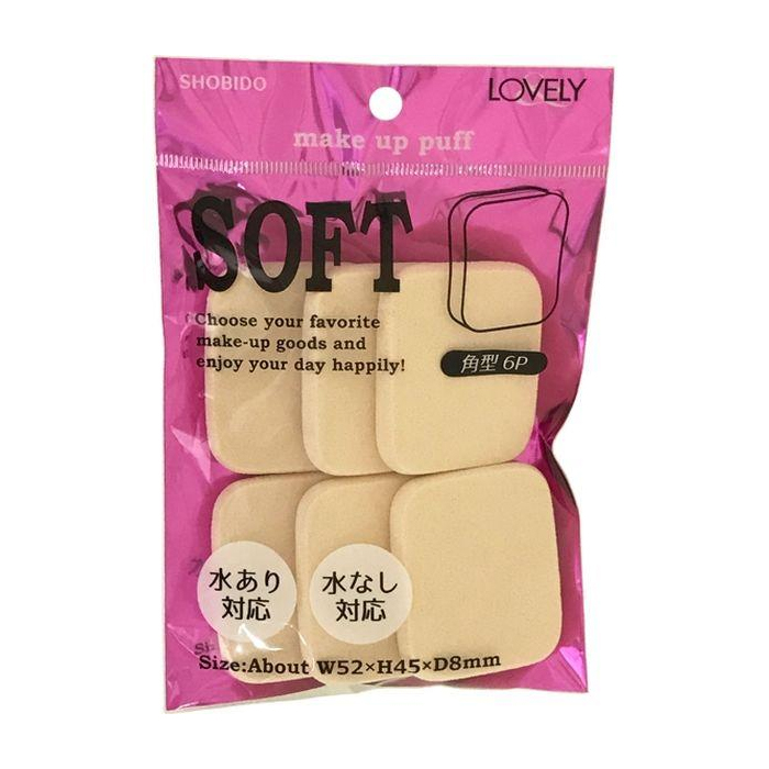 スクエアパフ 20入り パフ スクエア スポンジ スクエア型 大容量