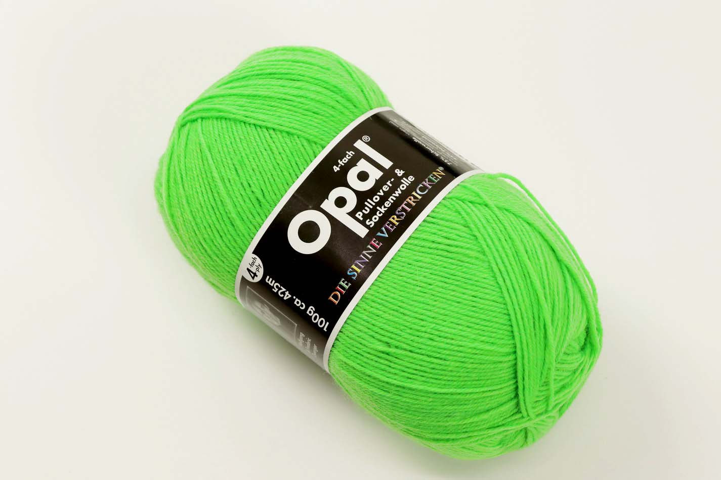 1玉単位 Opal毛糸 UNI 4-fach 中細タイプ 単色 オパール ソックヤーン