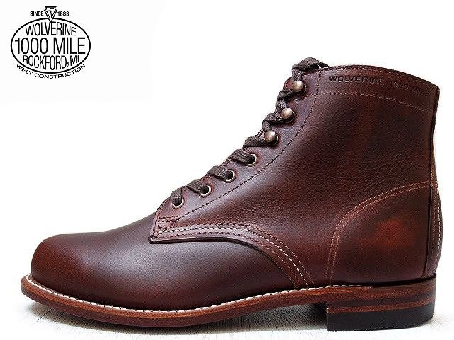 【極美品】Wolverine 1000 Mile クロムエクセルレザー US 9 WOLVERINE ウルヴァリン 1000マイルブーツ ウルバリン 1000MILE