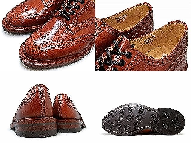 Tricker's（トリッカーズ） バートン ウィングチップ カントリーブーツ