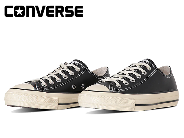 コンバース レザー オールスター US OX 31313520 ブラック LEATHER ALL STAR US OX / レザー オールスター US OX