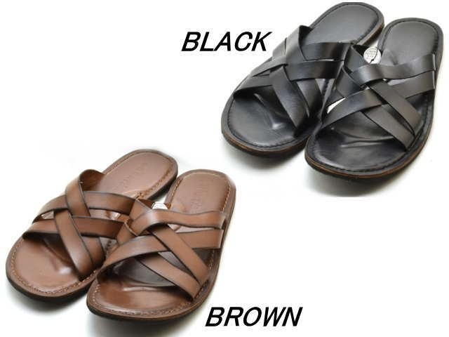 レザーサンダル メンズ OUTNUMBER アウトナンバー 本革 80000 SANDAL