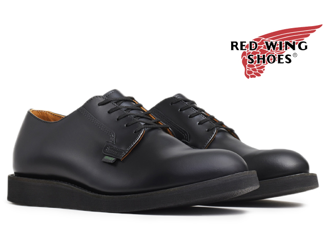 REDWING】 POSTMAN OXFORD 101(D)(6(24.0cm) BLACK CHAPARRAL