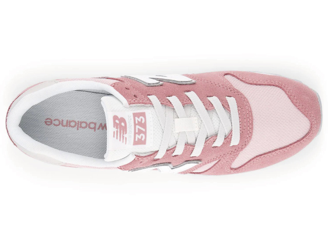 しろにゃん　New Balance WL373 ピンクスニーカー New Balance（ニューバランス） スニーカー レディース 373 new