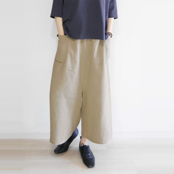 PPFM リネン 麻 サルエルパンツ PPFM リネン 麻 サルエルパンツ