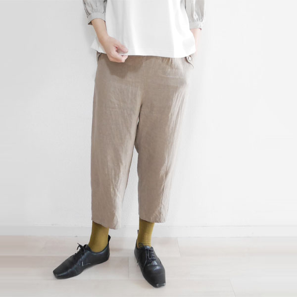 ポールスミス パンツ ベージュ 茶（テーパード クロップド センタープレス） AMBIDEX Store △○ヴィンテージチノクロス センタープレス
