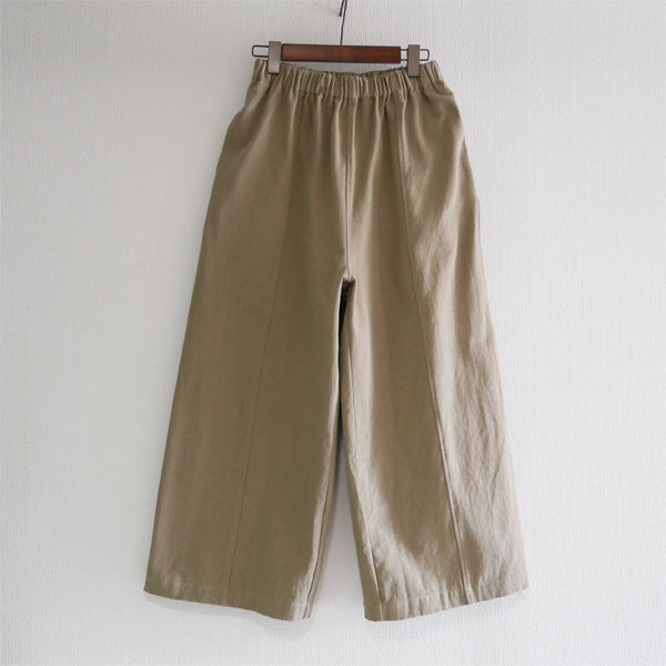 レディース ワイド パンツ ボックスシルエット Aライン カツラギ