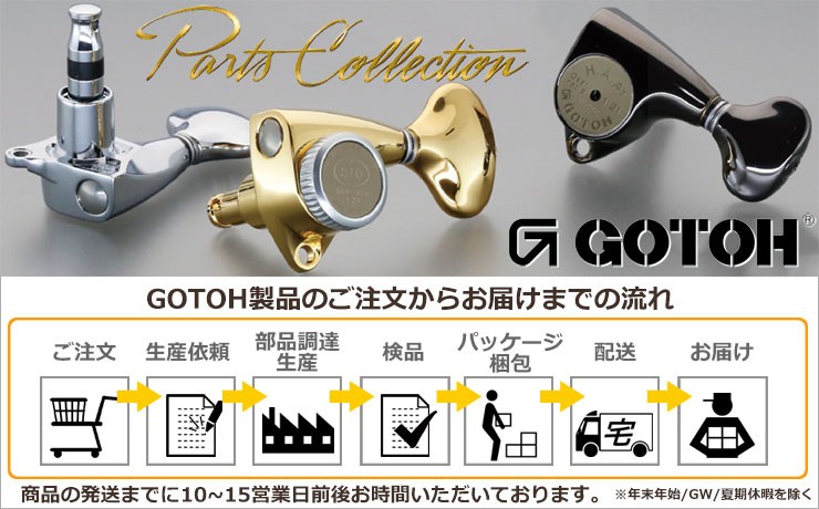 ゴトー【GOTOH】ギターペグ SGV510Z （ギヤ比1：21） : gotoh-sgv510z