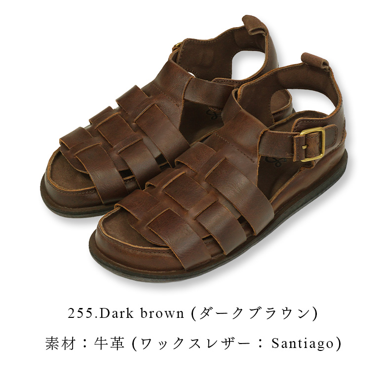 Diu グルカサンダル レディース 40代 本革 牛革 レザーサンダル