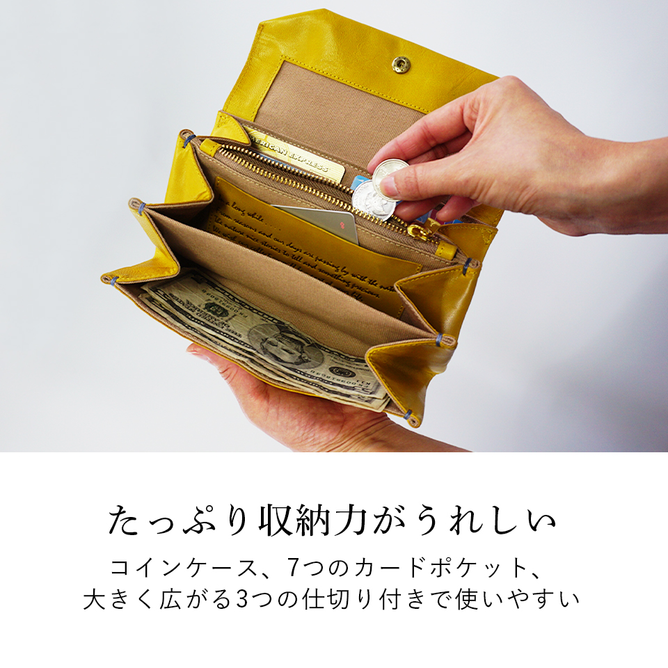 Diu ディウ お財布 長財布 ロングウォレット 本革 財布