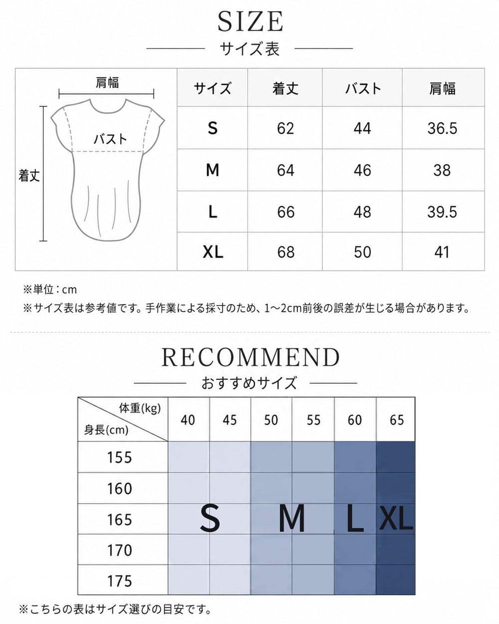 サイズ上