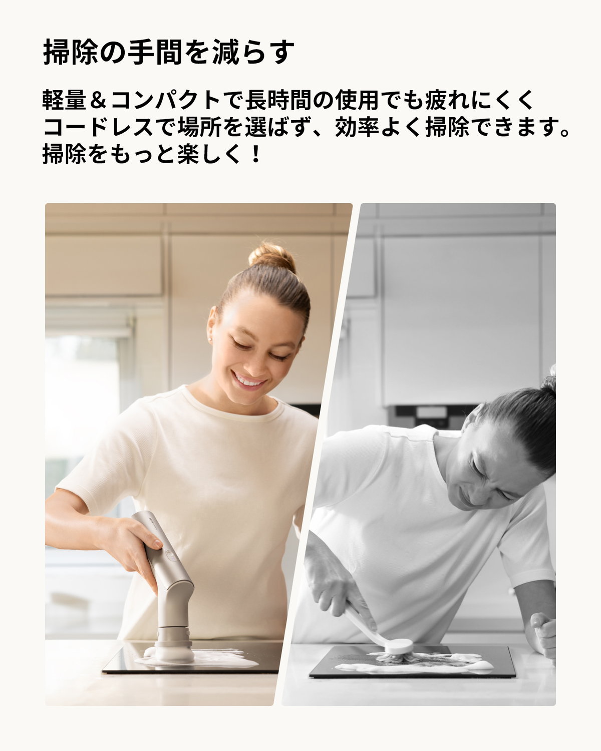 HOTO 電動キッチンスクラバー 電動 掃除ブラシ コードレス IPX7防水 6  