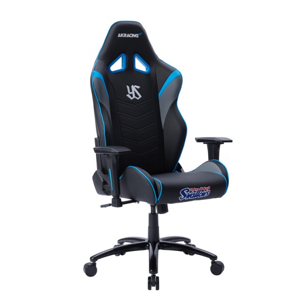 ヤクルト スワローズ コラボ AKRacing ゲーミング チェア フラット リクライニング 回転 キャスター 昇降 アームレスト パソコン ゲーム デスク イス 送料無料_1