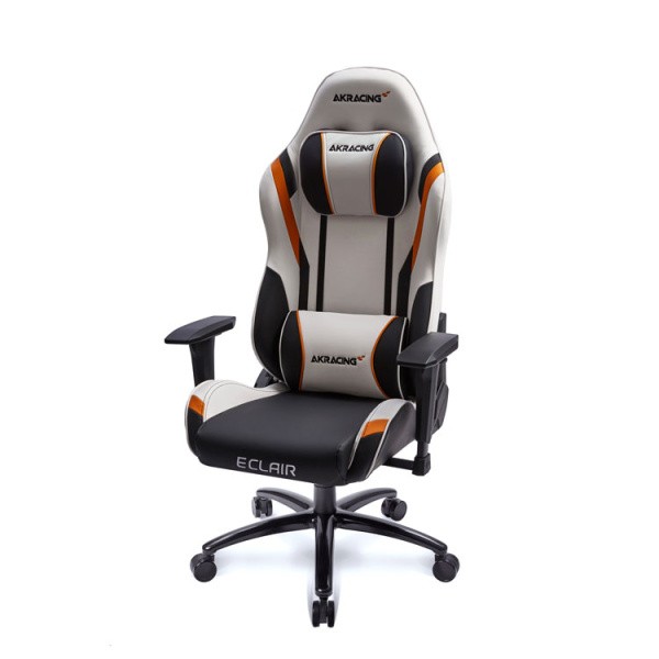 AKRacing ゲーミングチェア デスク チェア フルフラット リクライニング 昇降式 肘置き ロッキング機能 静音キャスター ワーク ゲーム パソコン イス 送料無料の画像