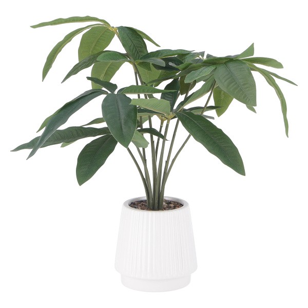 人工 観葉植物 セラミックポット 4種類 デザイン 鉢 フェイクグリーン