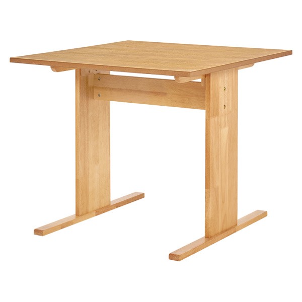 【新品】天然木 ダイニングテーブル　T字脚　ロータイプ　幅75cm 高さ65cm ダイニング テーブル 単品 幅75cm ロータイプ 高さ65cm T字脚