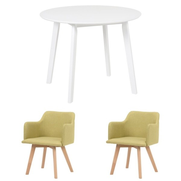 【大特価セール！】【13400円→8999円】テーブル 75×75×73cm 次回入荷未定】ダイニング3点セット オークライフ2 テーブル75NA