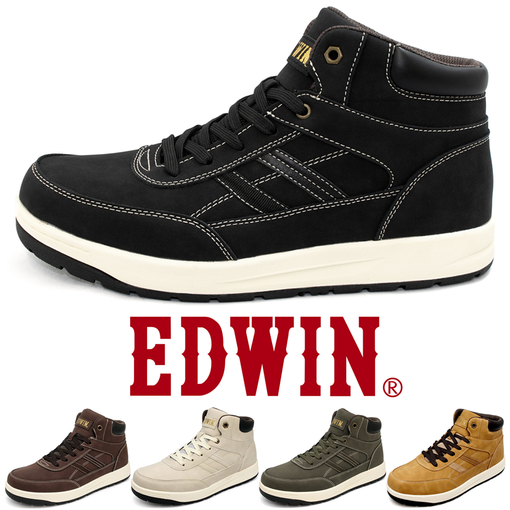 kaisendonTimberland ハイカットスニーカー EDWIN（エドウィン） スニーカー メンズ ハイカット 防水 シューズ